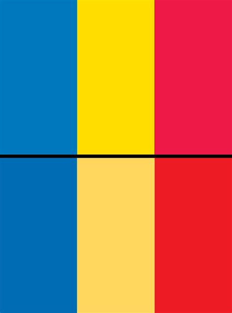 flag that looks like romania